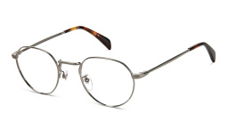 Shop DAVID BECKHAM Panthos Eyeglasses in Ruthenium Havana online.