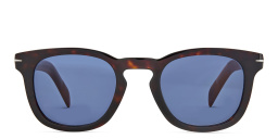 DAVID BECKHAM Square Sunglasses in Dark Havana Brown – Product Photo 1
