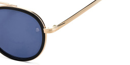 DAVID BECKHAM Round Sunglasses in Black Gold – Product Photo 3