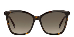 JIMMY CHOO Cat-Eye Sunglasses in Havana – Product Photo 1