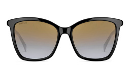 JIMMY CHOO Cat-Eye Sunglasses in Black – Product Photo 1