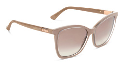 JIMMY CHOO Cat-Eye Sunglasses in Nude – Product Photo 3