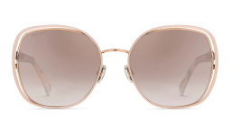 دودي/اس نظارة شمسية دائرية كبيرة من جيمي تشو بلون مبهرج - صورة المنتج 1