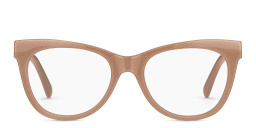 JIMMY CHOO Cat Eye Eyeglasses in Nude Glitter – Product Photo 1