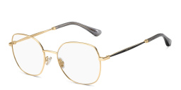 JIMMY CHOO Round Eyeglasses in Gold Black – Product Photo 2