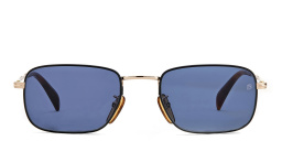 DAVID BECKHAM Rectangle Sunglasses in Black Gold – Product Photo 1