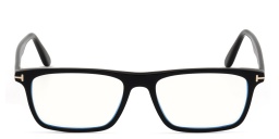 TOM FORD Rectangle Eyeglasses in Shiny Black – Product Photo 1