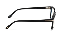 Shop TOM FORD Rectangle Eyeglasses in Shiny Black online.