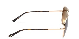 TOM FORD Unisex Aviator Sunglasses in Rose Gold – Product Photo 3