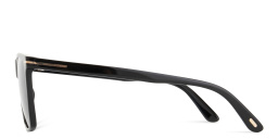 Shop TOM FORD Fletcher Square Sunglasses in Black online.