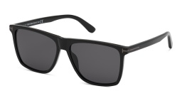 TOM FORD Square Sunglasses in Shiny Black – Product Photo 2