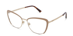 EYE'M Wide Cat Eye Eyeglasses in Nude – Product Photo 2