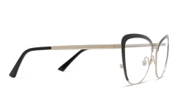 EYE'M Wide Cat Eye Eyeglasses in Black – Product Photo 3