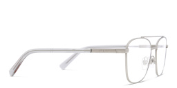 EYE'M Square Eyeglasses in Silver – Product Photo 3