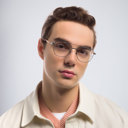 Shop EYE'M Square Eyeglasses in Gunmetal online.