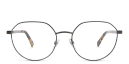 EYE'M Round Eyeglasses in Gunmetal – Product Photo 1