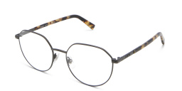 EYE'M Round Eyeglasses in Gunmetal – Product Photo 2