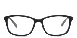 EYE'M Rectangle Eyeglasses in Black – Product Photo 1