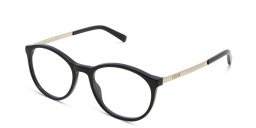 EYE'M Round Eyeglasses in Black – Product Photo 2