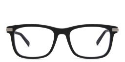 EYE'M Square Eyeglasses in Black – Product Photo 1