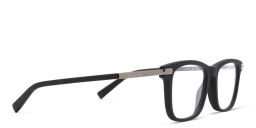 EYE'M Square Eyeglasses in Black – Product Photo 3