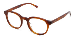 EYE'M Round Eyeglasses in Tortoise – Product Photo 2
