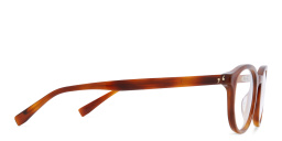 EYE'M Round Eyeglasses in Tortoise – Product Photo 3