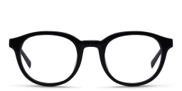 EYE'M Round Eyeglasses in Black – Product Photo 1