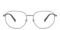 EYE'M Irregular Eyeglasses in Gunmetal – Product Photo 1