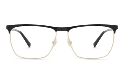 EYE'M Wide Rectangle Eyeglasses in Black – Product Photo 1