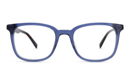 EYE'M Square Eyeglasses in Blue – Product Photo 1
