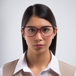 Shop EYE'M Cat Eye Eyeglasses in Pink online.