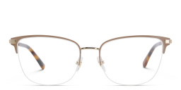EYE'M Half Rim Cat Eye Eyeglasses in Nude – Product Photo 1