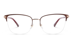 Half Rim Cat Eye Eyeglasses من EYE'M بلون أحمر - صورة المنتج 1