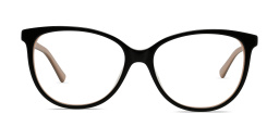 EYE'M Cat Eye Eyeglasses in Double Layer Black – Product Photo 1