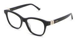 EYE'M Square Eyeglasses in Black – Product Photo 2