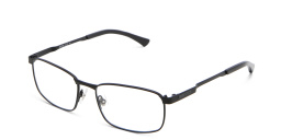 EYE'M Rectangle Eyeglasses in Black – Product Photo 2