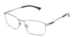 EYE'M Rectangle Eyeglasses in Silver – Product Photo 2