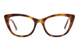 EYE'M Cat Eye Eyeglasses in Havana – Product Photo 1