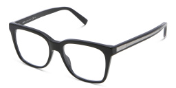 Shop EYE'M Square Eyeglasses in Black online.
