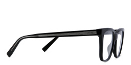 Shop EYE'M Square Eyeglasses in Black online.