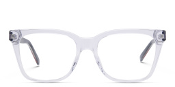 EYE'M Square Eyeglasses in Clear – Product Photo 1