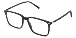 EYE'M Rectangle Eyeglasses in Black – Product Photo 2