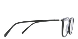 EYE'M Rectangle Eyeglasses in Black – Product Photo 3