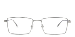 EYE'M Rectangle Eyeglasses in Silver – Product Photo 1
