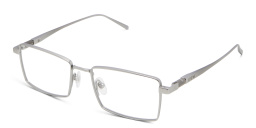 EYE'M Rectangle Eyeglasses in Silver – Product Photo 2