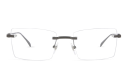 Rimless Rectangle Eyeglasses من EYE'M بلون رصاصي - صورة المنتج 1