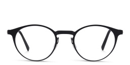 EYE'M Round Eyeglasses in Black – Product Photo 1