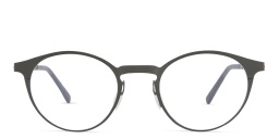 EYE'M Round Eyeglasses in Gunmetal – Product Photo 1