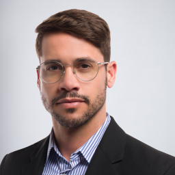 EYE'M Round Eyeglasses in Silver – Product Photo 6